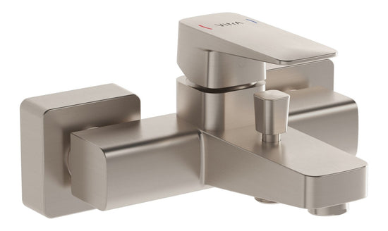 Sabira Root Square Wall Mounted Bath/Shower Mixer