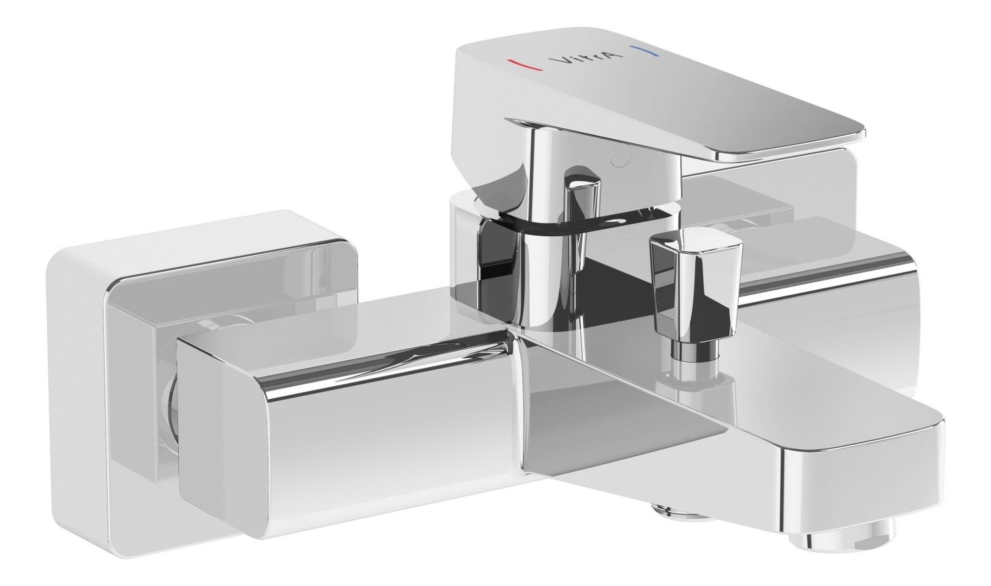 Sabira Root Square Wall Mounted Bath/Shower Mixer