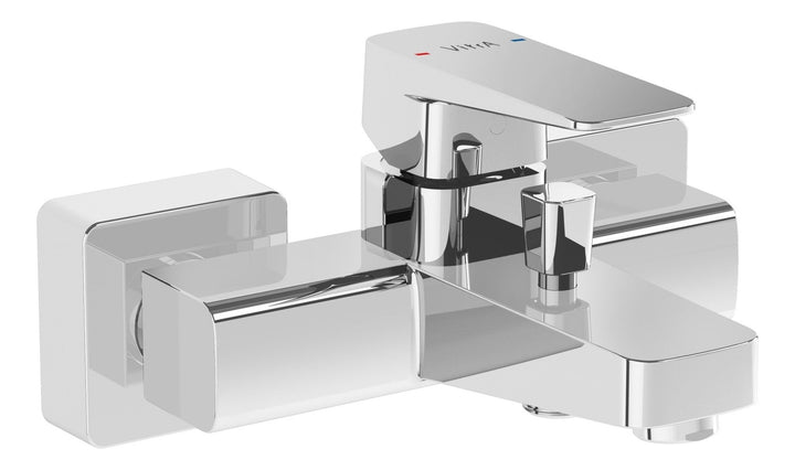Sabira Root Square Wall Mounted Bath/Shower Mixer