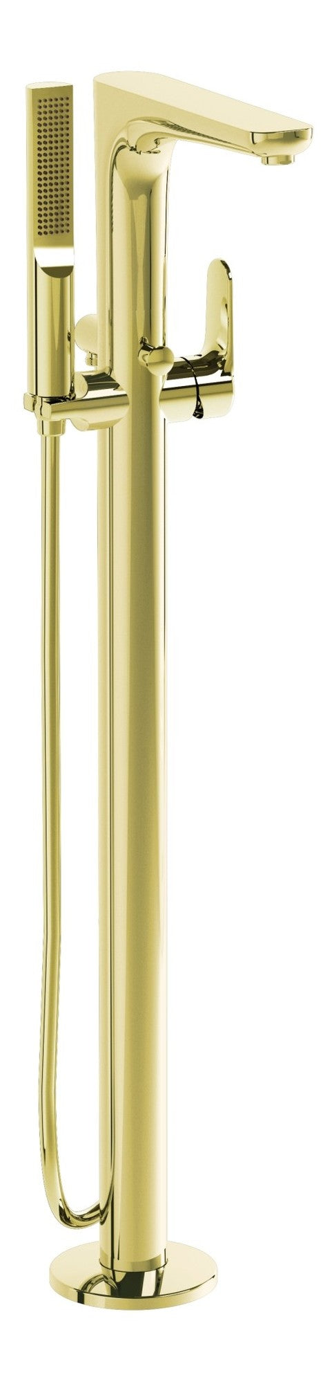 Sabira Root Round Floor Standing Bath/Shower Mixer
