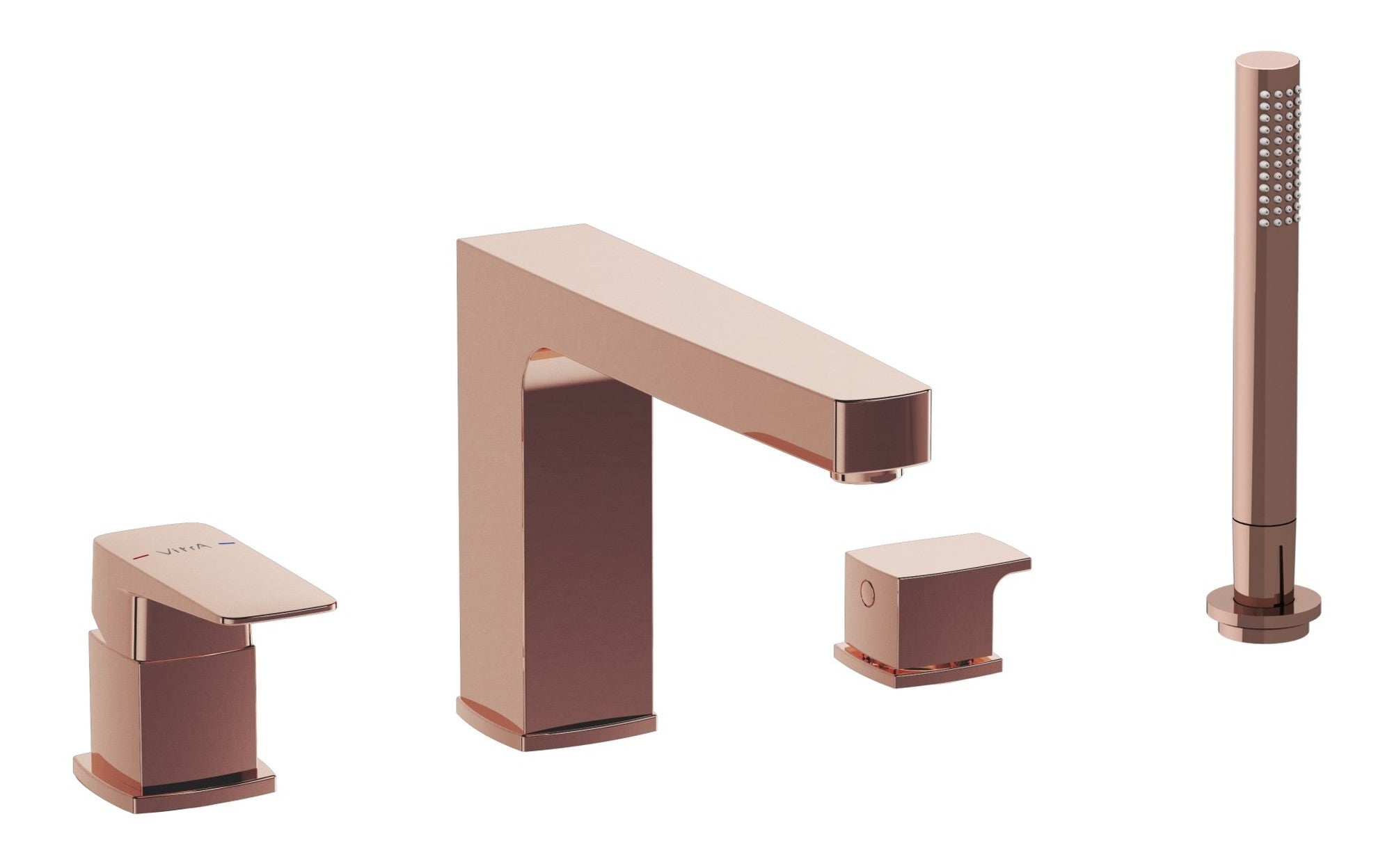 Sabira Root Square 4-Hole Bath/Shower Mixer