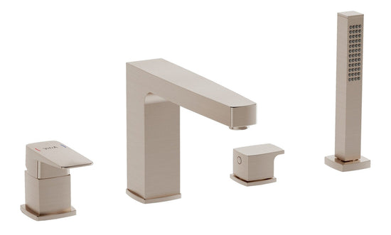 Sabira Root Square 4-Hole Bath/Shower Mixer