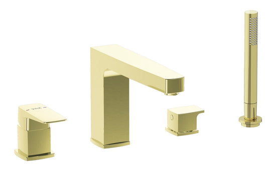 Sabira Root Square 4-Hole Bath/Shower Mixer