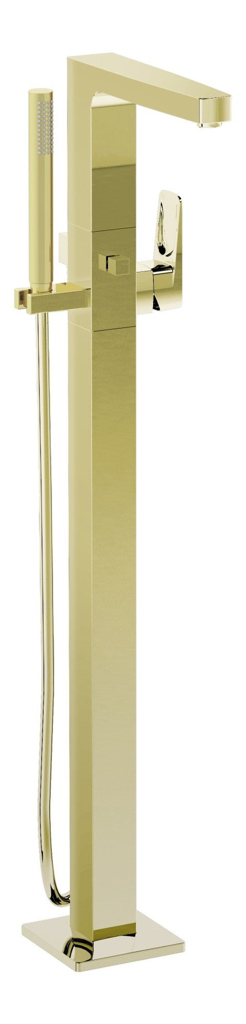 Sabira Root Square Floor Standing Bath/Shower Mixer
