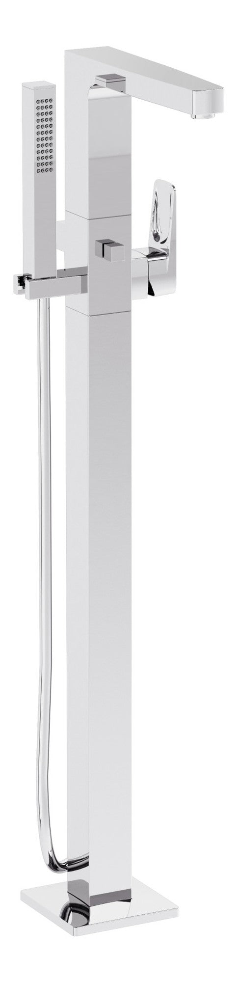 Sabira Root Square Floor Standing Bath/Shower Mixer
