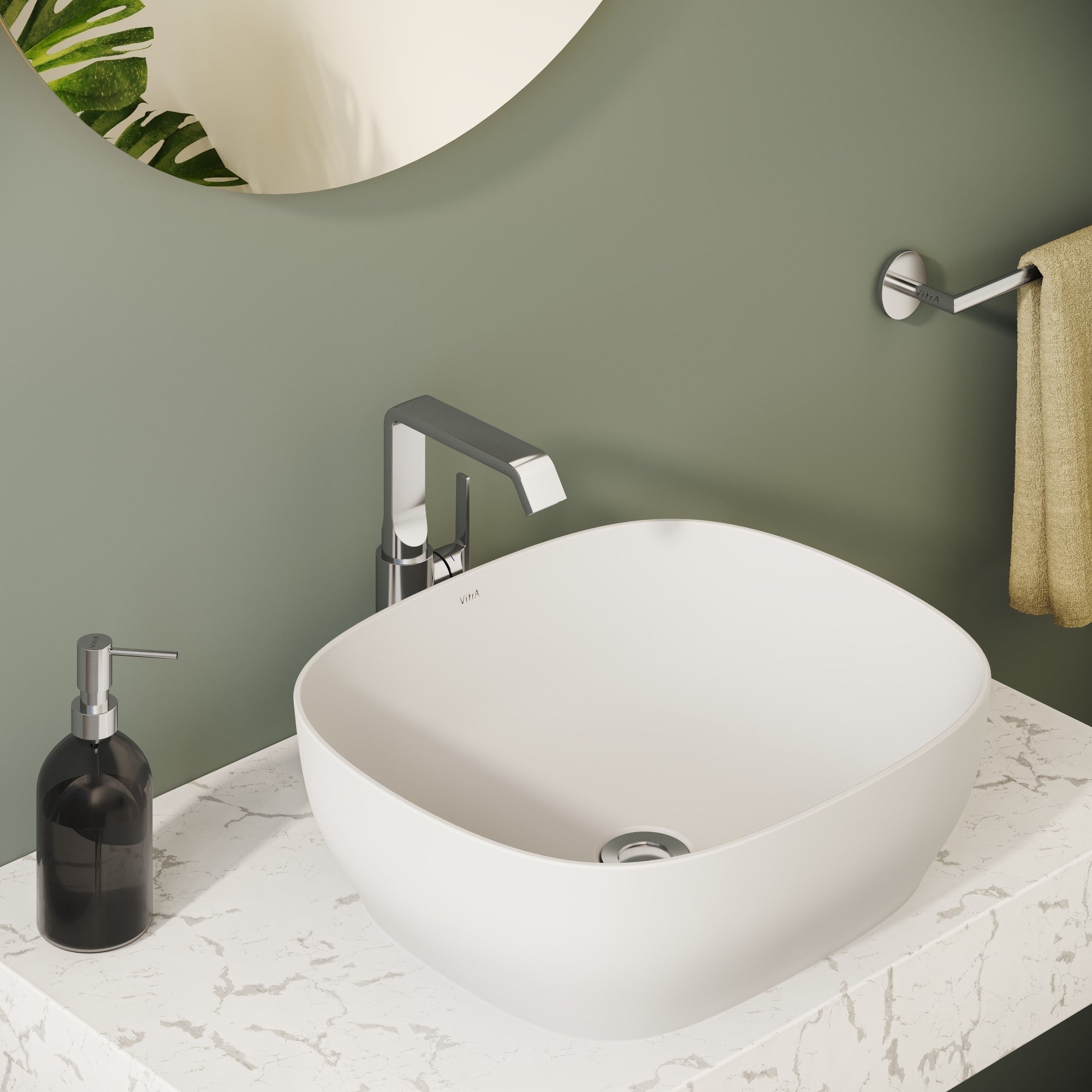 Sabira Suit Tall Basin Mixer (Side Handle)