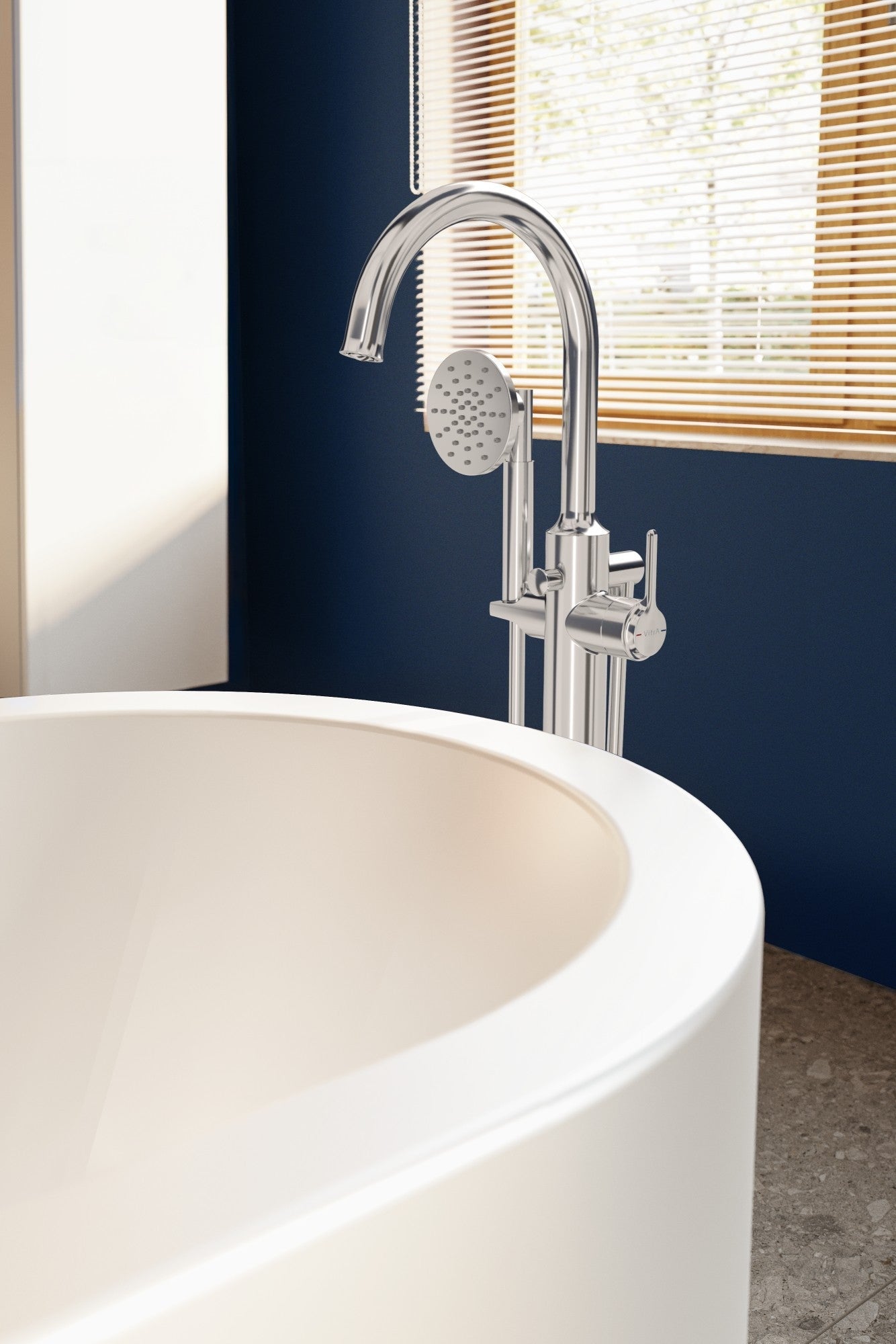 Sabira Origin Classic Floor Standing Bath/Shower Mixer