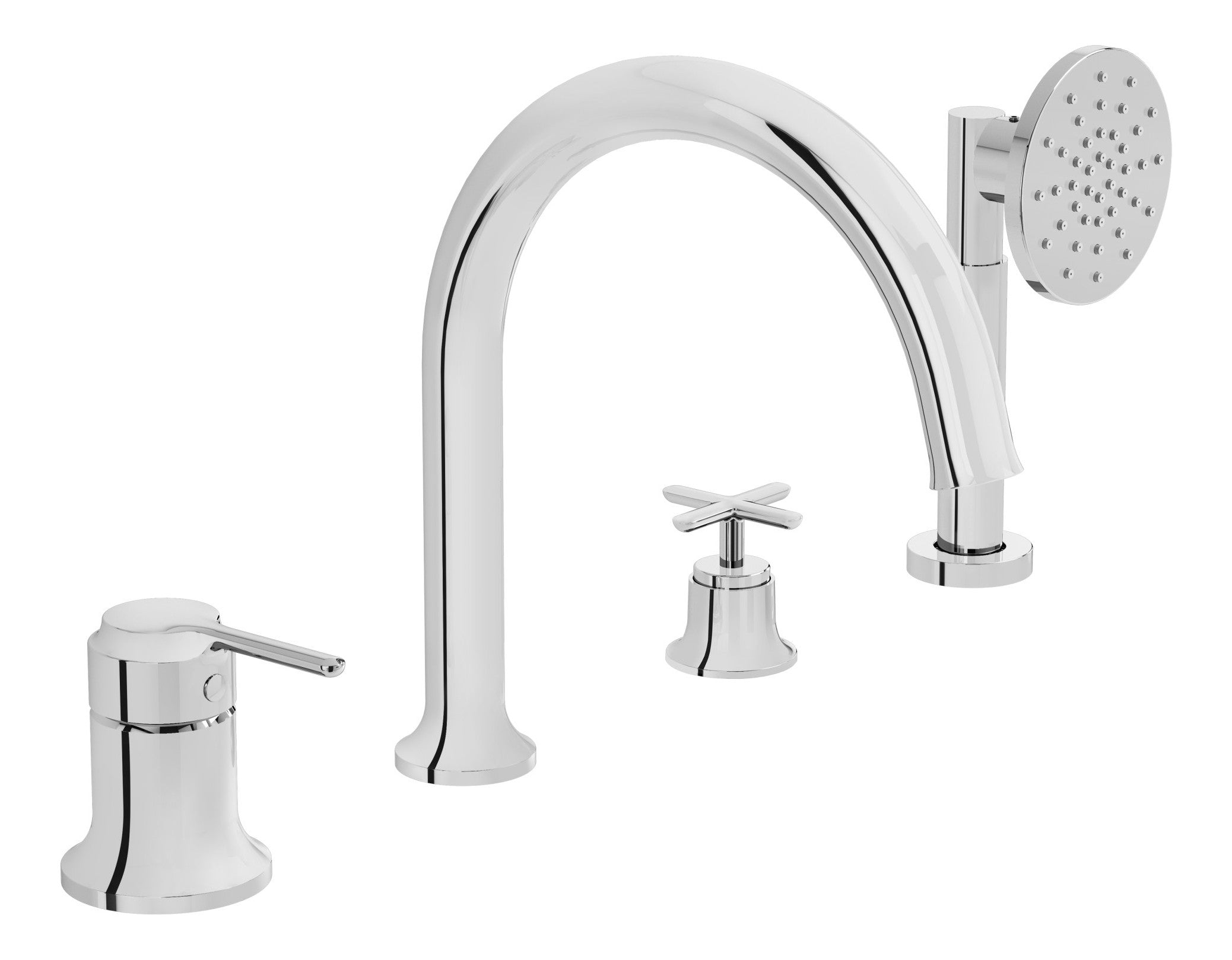 Sabira Origin Classic 4-Hole Bath/Shower Mixer