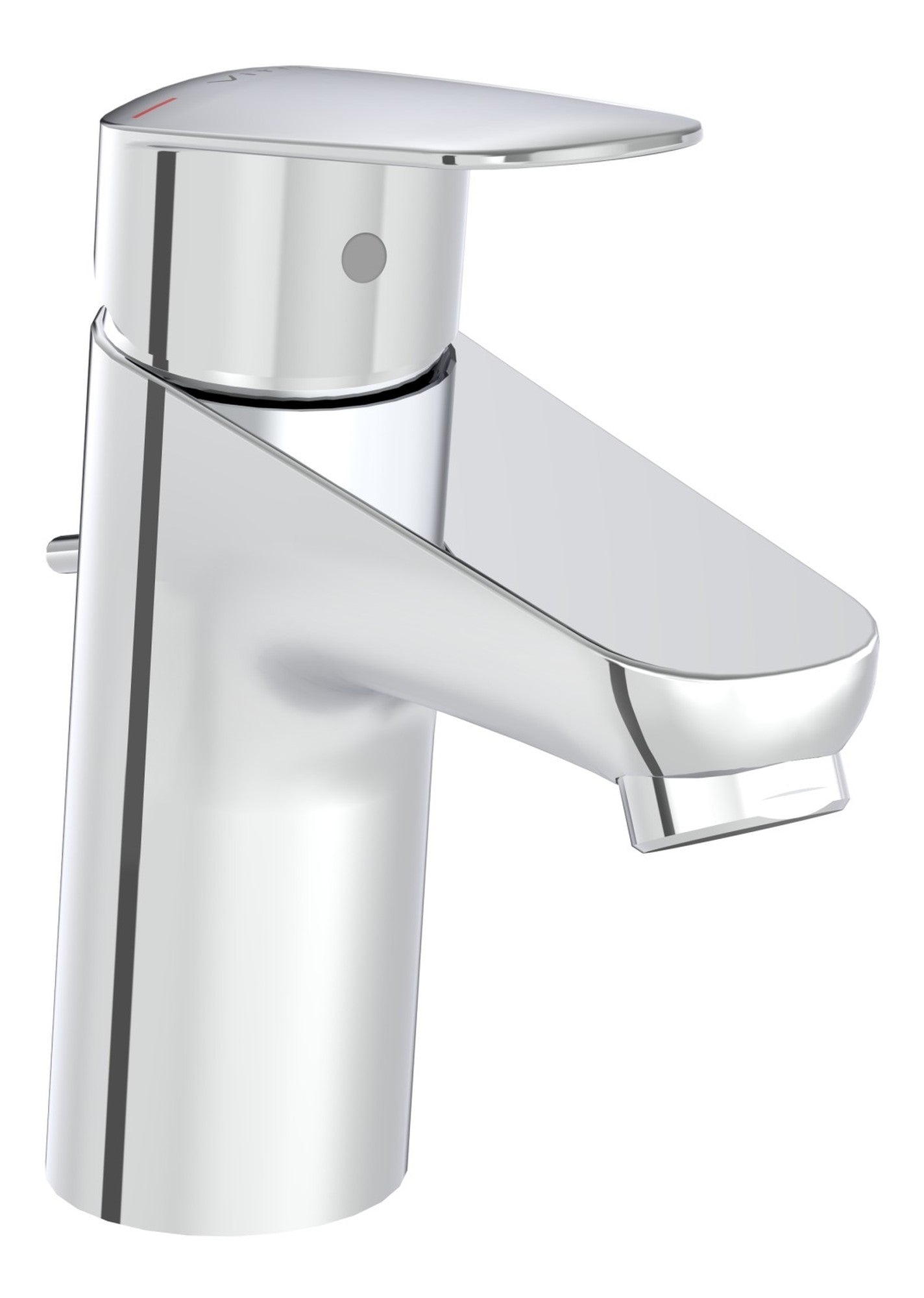 Sabira Flow Round Basin Mixer w/Waste Lever
