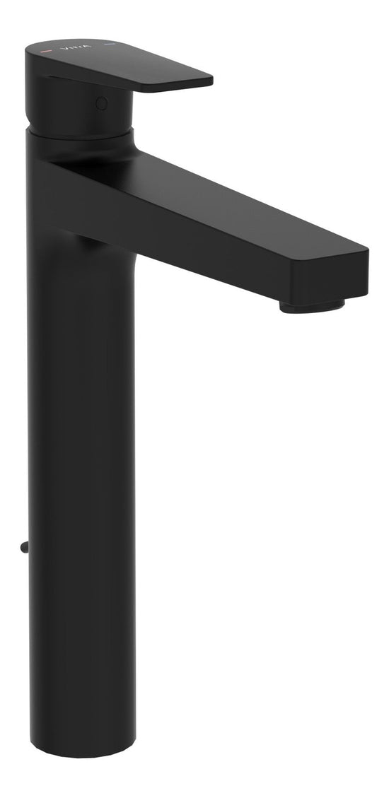 Sabira Flow Square Tall Basin Mixer w/Waste Lever