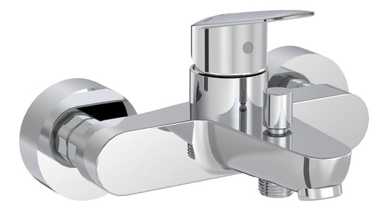 Sabira Flow Round Wall Mounted Bath/Shower Mixer