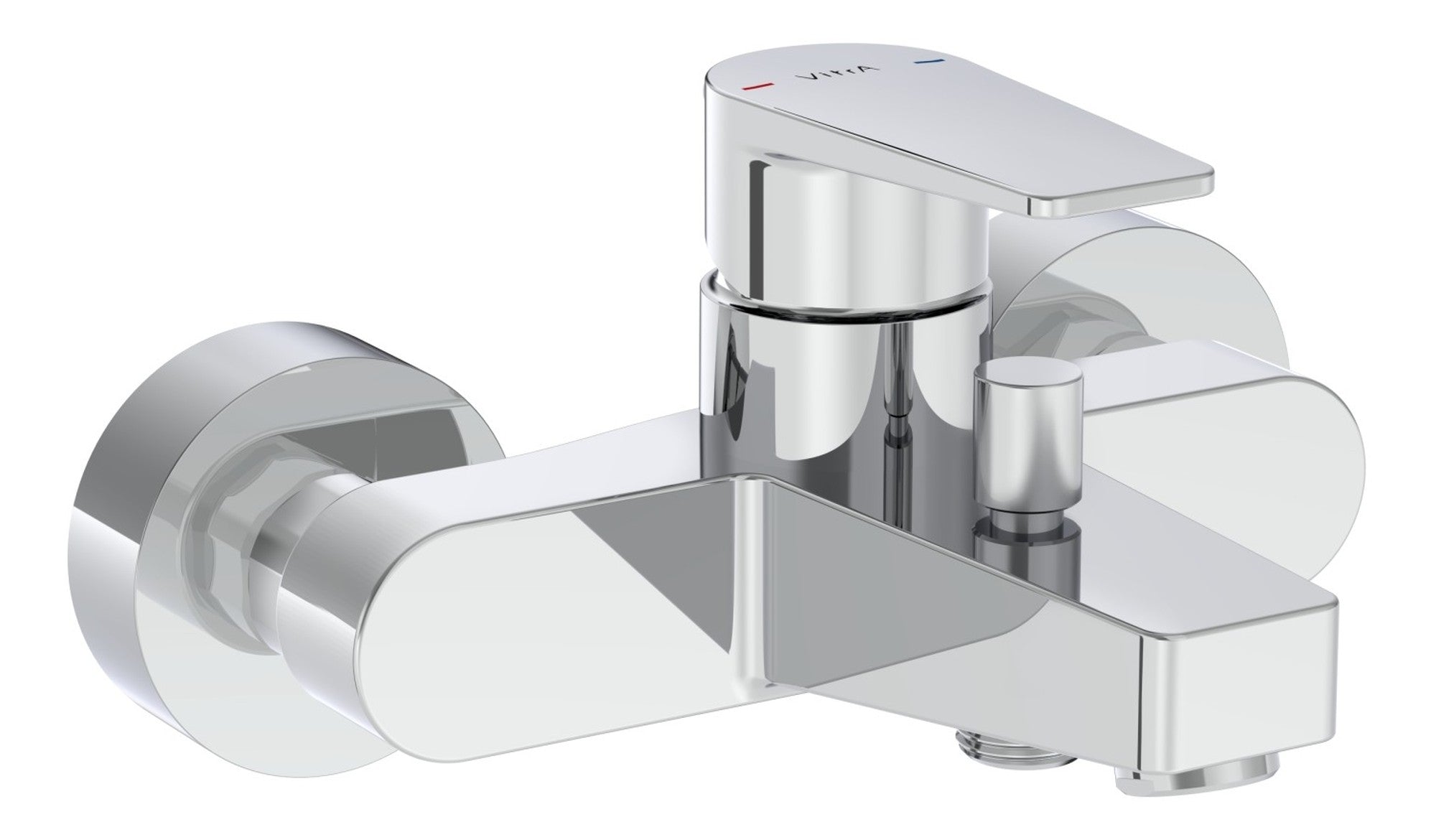 Sabira Root Square Wall Mounted Monohole Bath/Shower Mixer