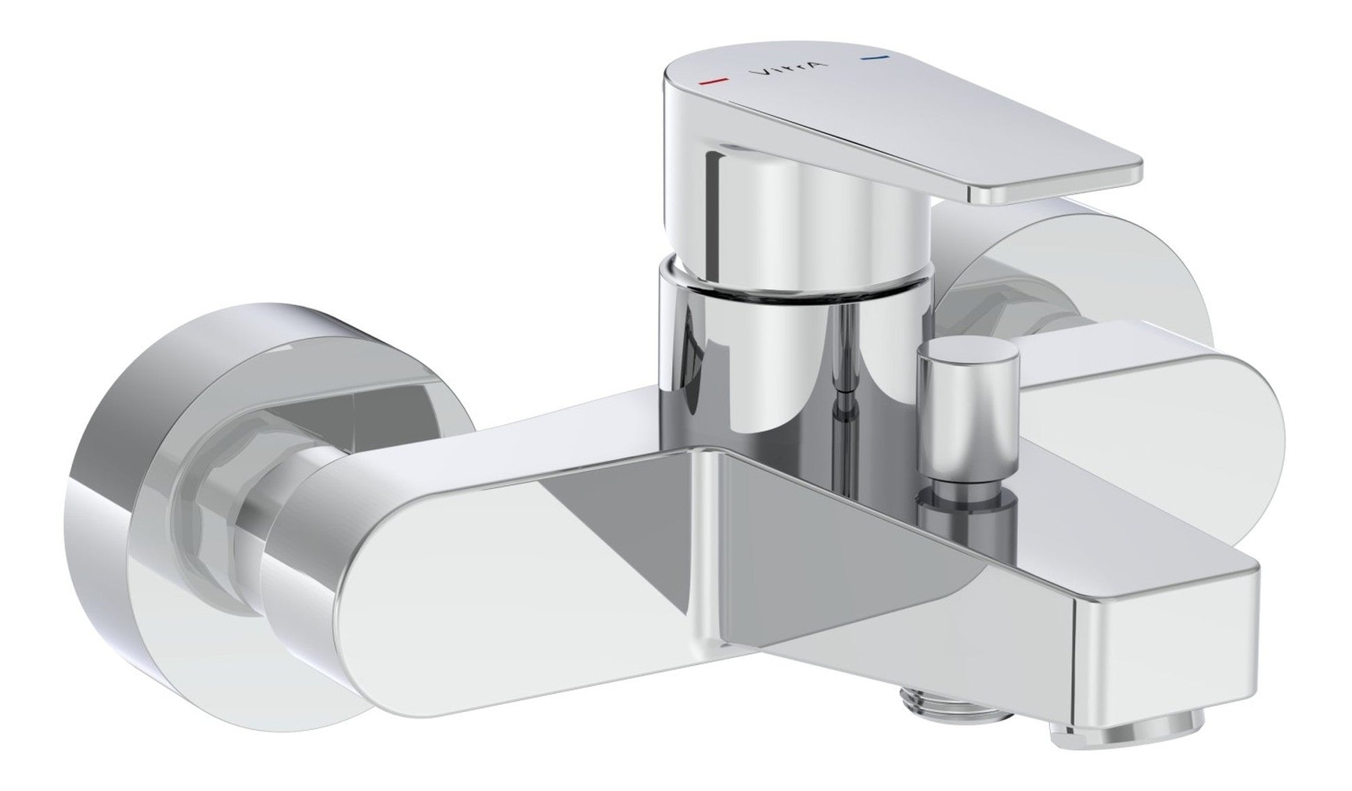 Sabira Flow Square Wall Mounted Bath/Shower Mixer