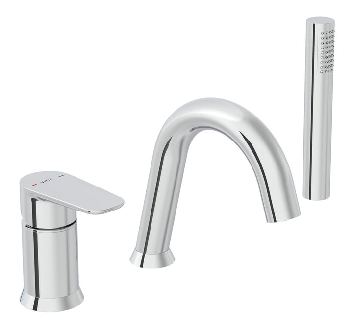 Sabira Flow Soft 3-Hole Bath/Shower Mixer