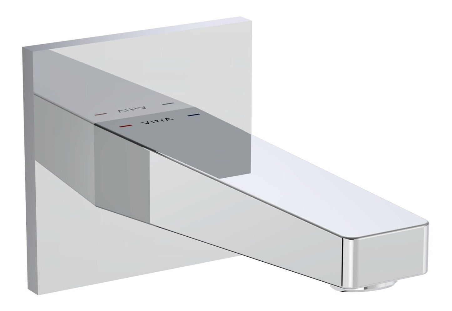 Sabira Root Square Wall Mounted Bath Spout