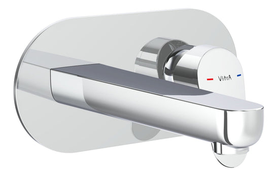 Sabira Flow Round Wall Mounted Basin Mixer
