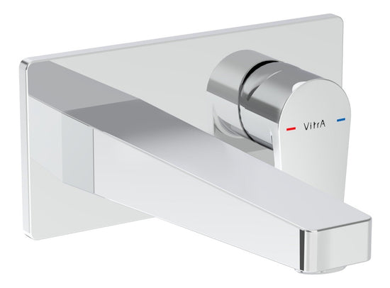 Sabira Flow Square Wall Mounted Basin Mixer