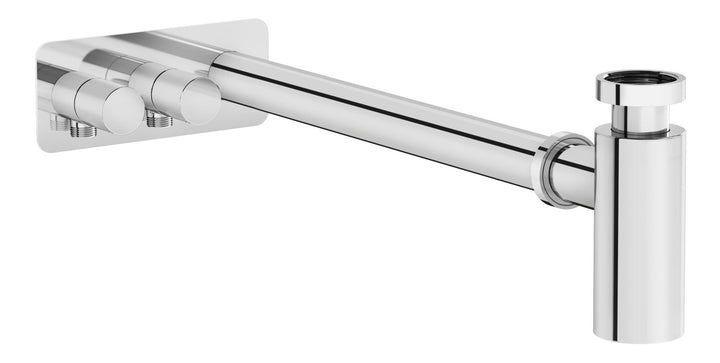 Sabira Bottle Trap for Basins w/Isolation Taps (Asymmetric)