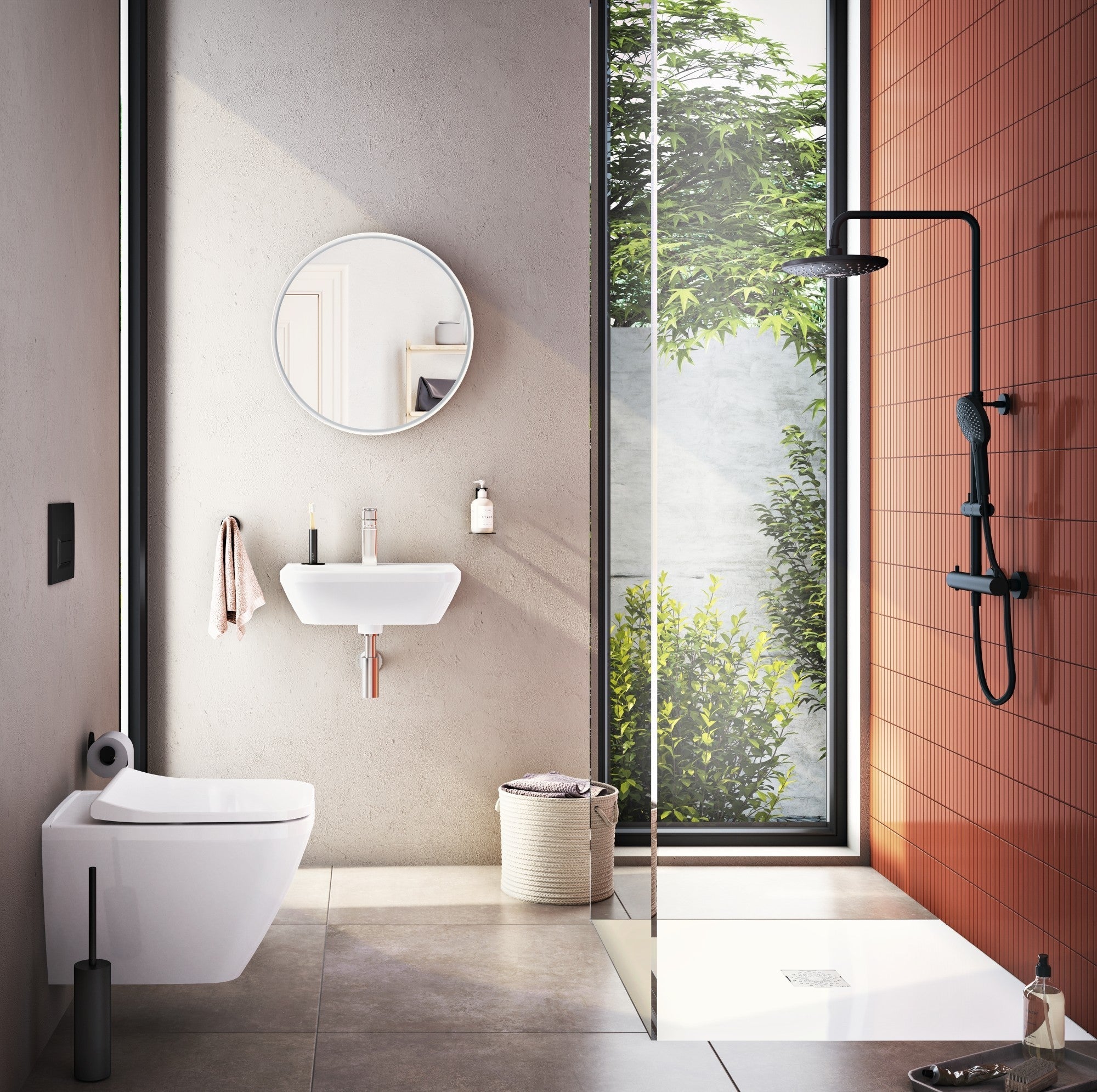 HRD 500x430mm 1TH Basin with Overflow