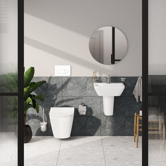 HRD 445x400mm 1TH Basin with Overflow