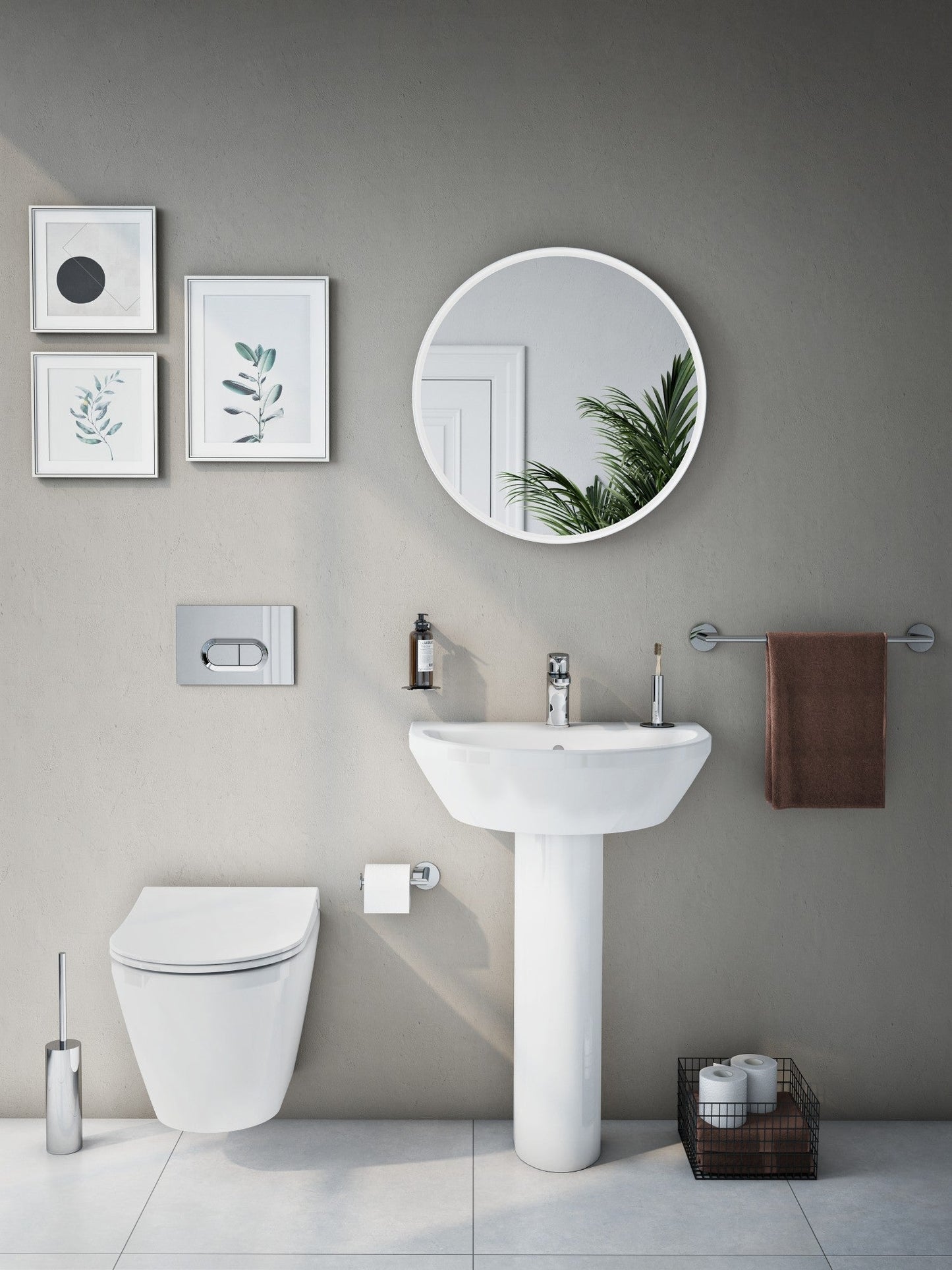 HRD 595x465mm 1TH Basin with Overflow