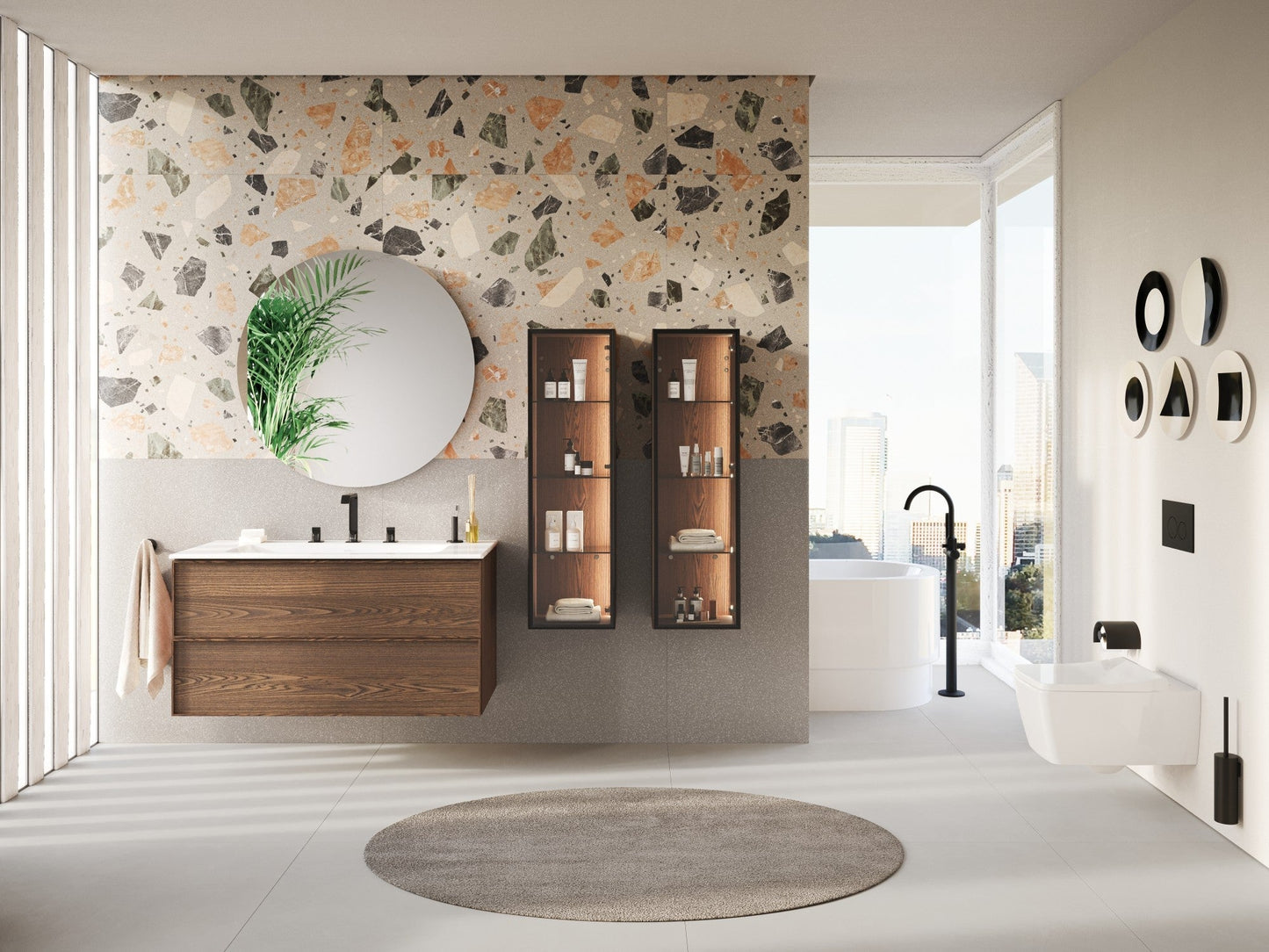 Sabira Origin Classic Floor Standing Bath/Shower Mixer