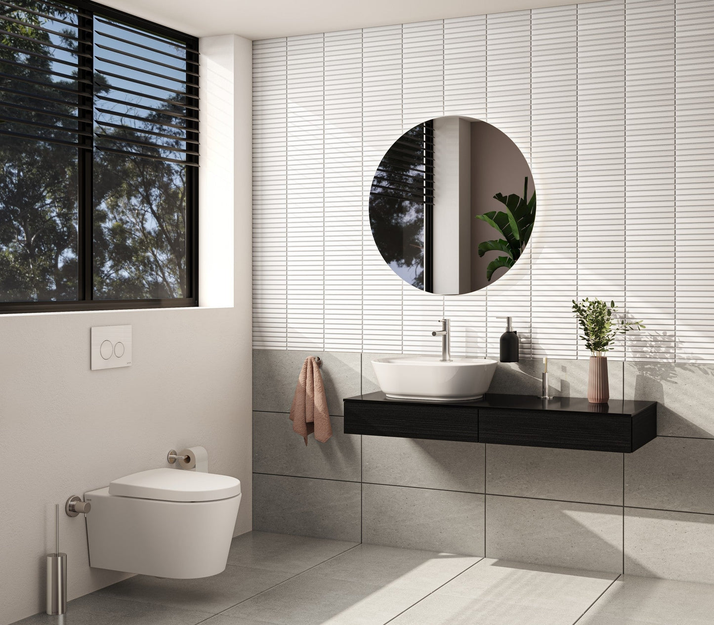 HRD 545x430mm 1TH Basin with Overflow