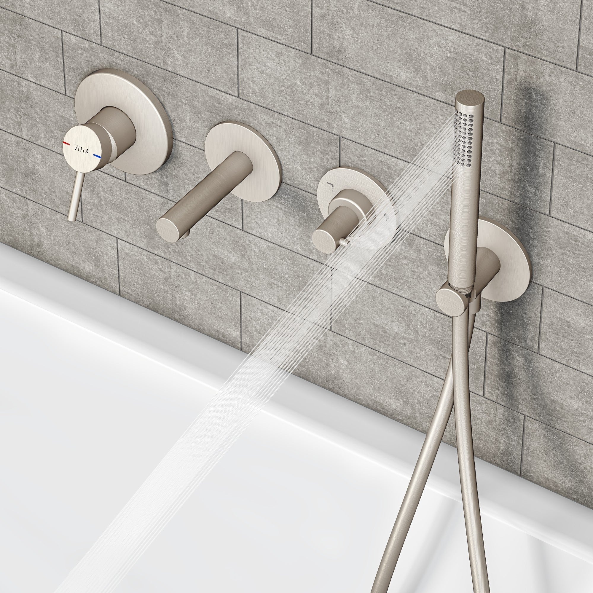 Sabira Origin Wall Mounted Bath Spout
