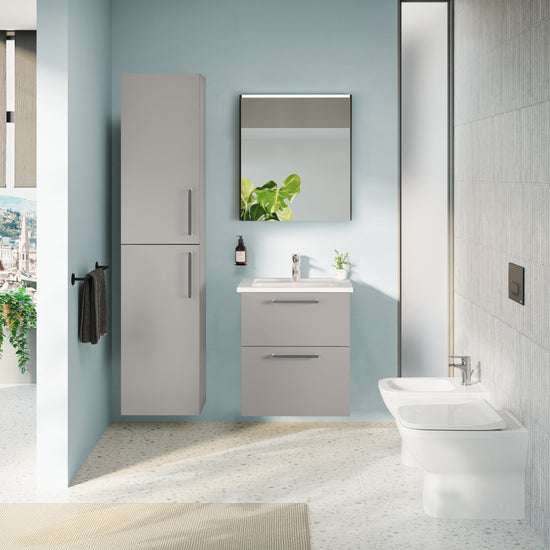 HRD 60cm 2 Drawer Washbasin Unit