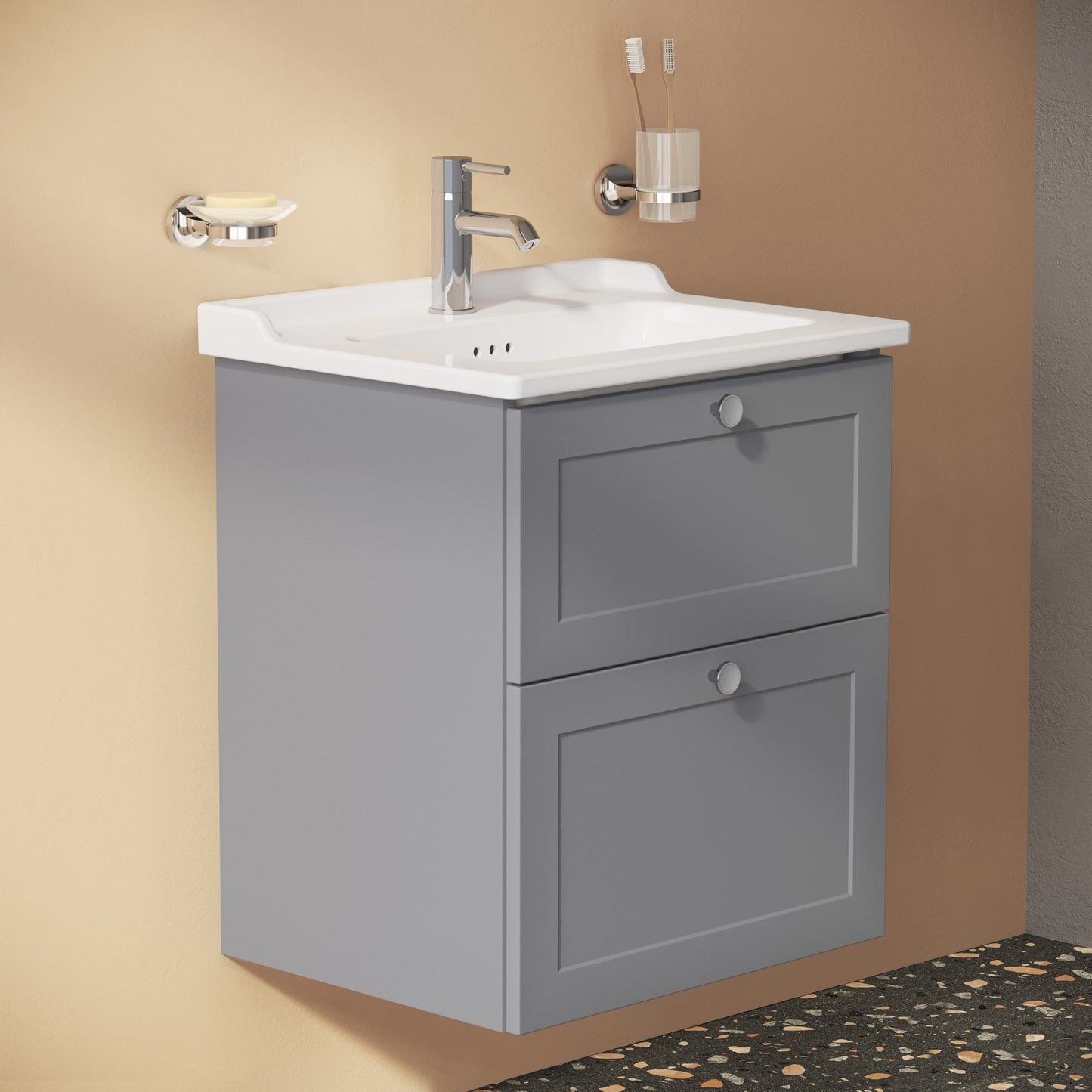 HRD 610x475mm 1TH Vanity Basin Only