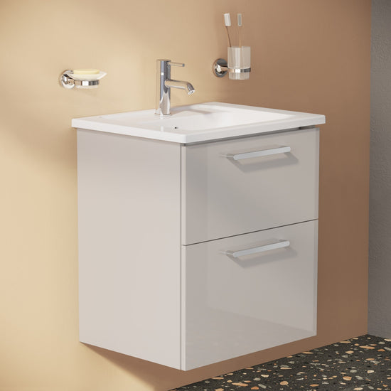 HRD 60cm 2 Drawer Washbasin Unit
