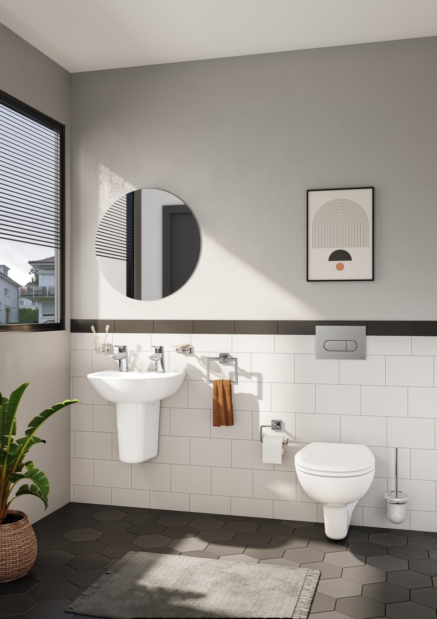 HRD 450x350mm 2TH Basin Only
