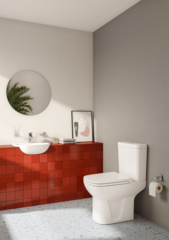 HRD 450x350mm 1TH Semi Recessed Basin