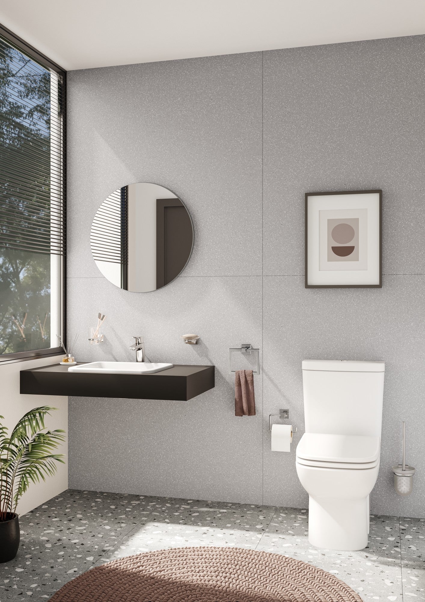 HRD 550x440mm 2TH Basin Only