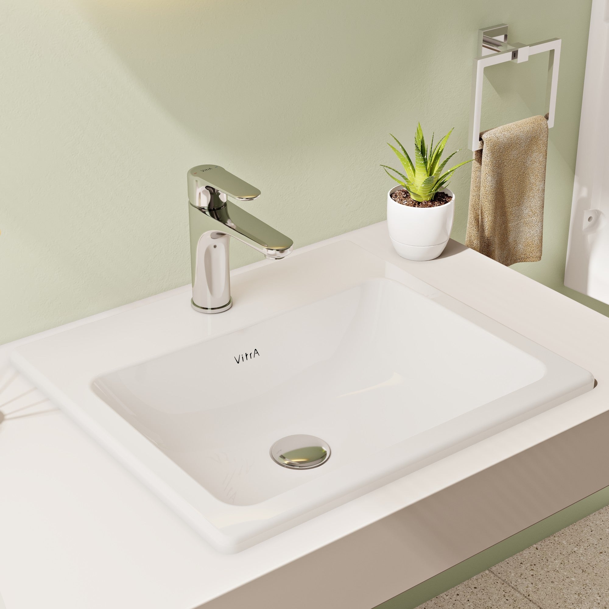 HRD 500x450mm 1TH Countertop/Vessel Washbowl