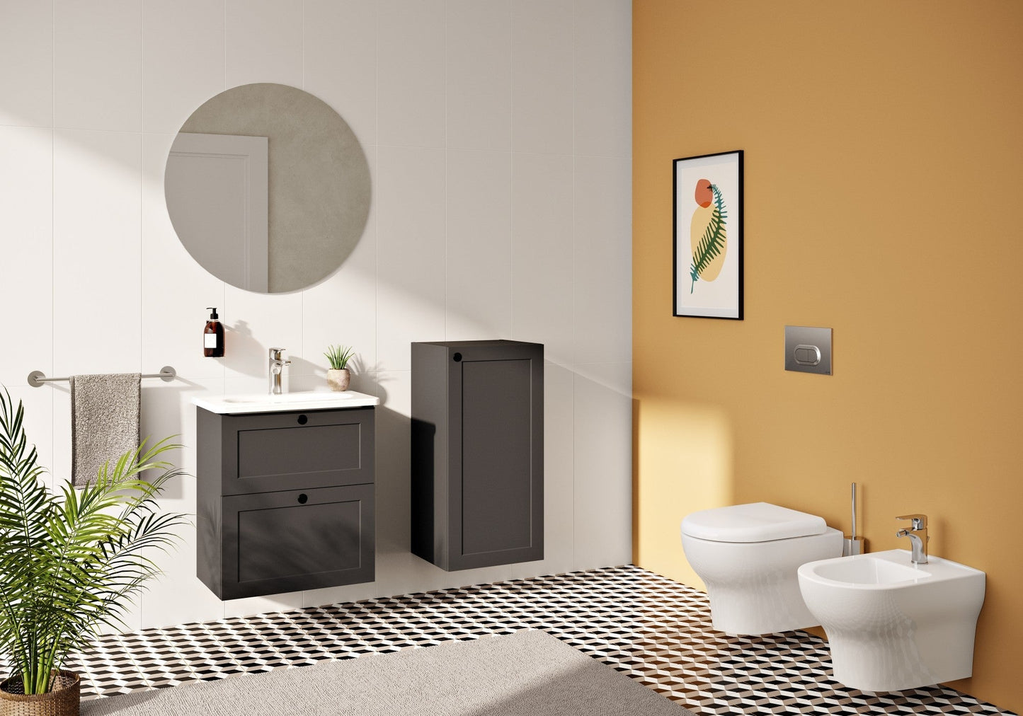 HRD 40cm 1 Door Lower/Base Unit