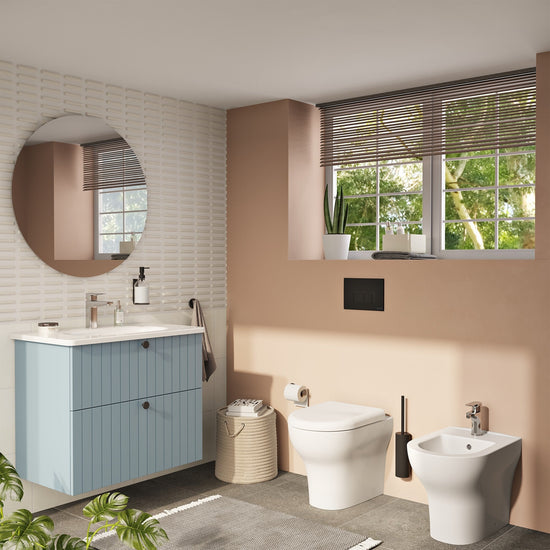 HRD 80cm 2 Drawer Washbasin Unit