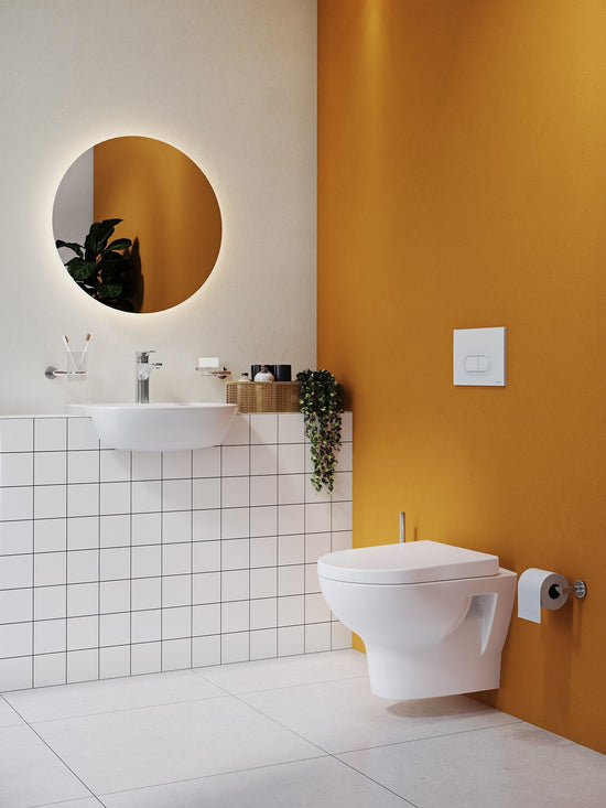 HRD 495x425mm 1TH Semi Recessed Basin