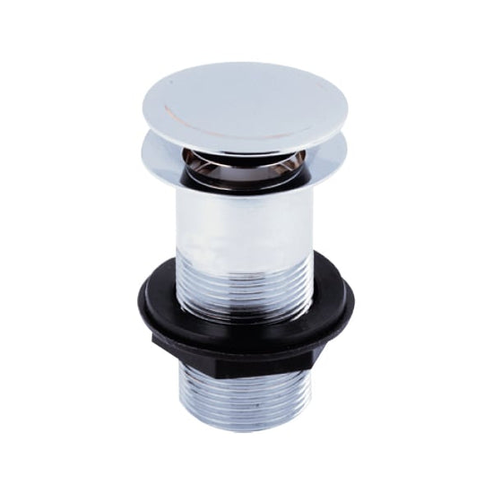 Hrd Push Button Basin Waste Unslotted – HRD Push Button Basin Waste – (Unslotted) | Luxury Bathroom & Radiator Collection by HomeRangeDirect