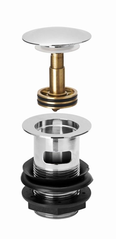 Hrd Easy Clean Basin Waste Slotted Removable Clic Clac – HRD Easy-Clean Basin Waste (Slotted, Removable Clic-Clac) | Luxury Bathroom & Radiator Collection by HomeRangeDirect