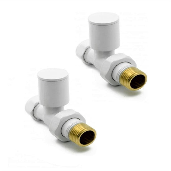 Radiator Valve Straight Pair – Radiator Valve Straight (Pair) | Luxury Bathroom & Radiator Collection by HomeRangeDirect