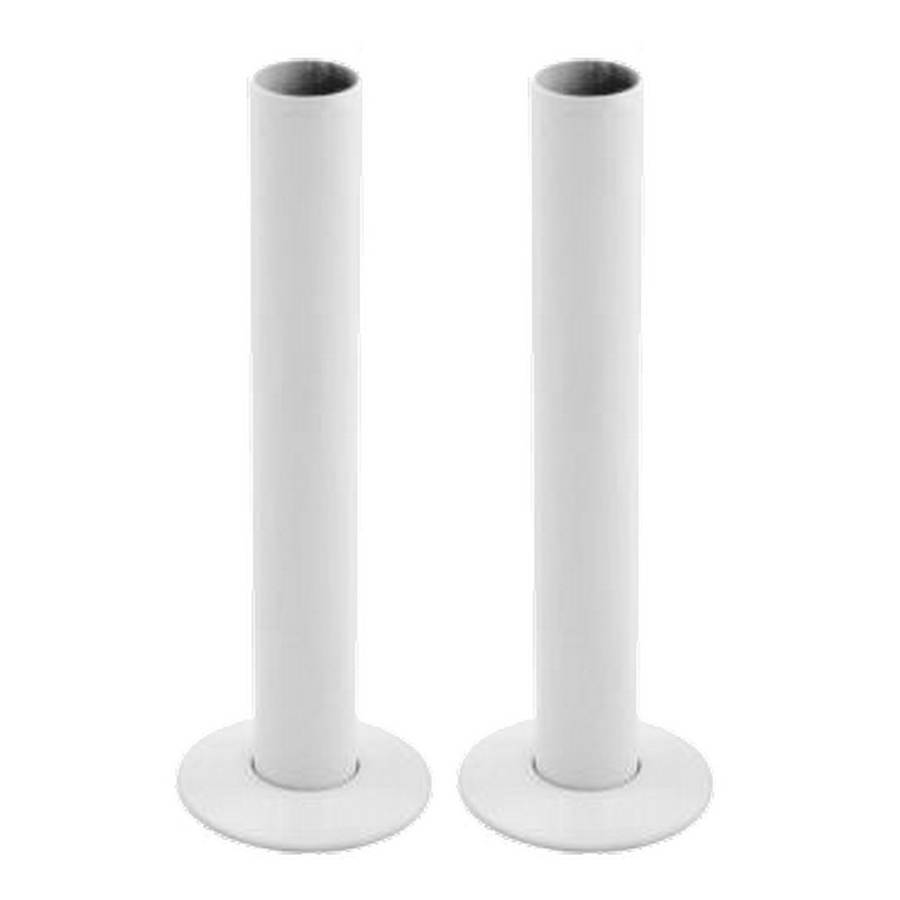 Pipe And Rosettes Pair – Pipe and Rosettes (Pair) | Luxury Bathroom & Radiator Collection by HomeRangeDirect