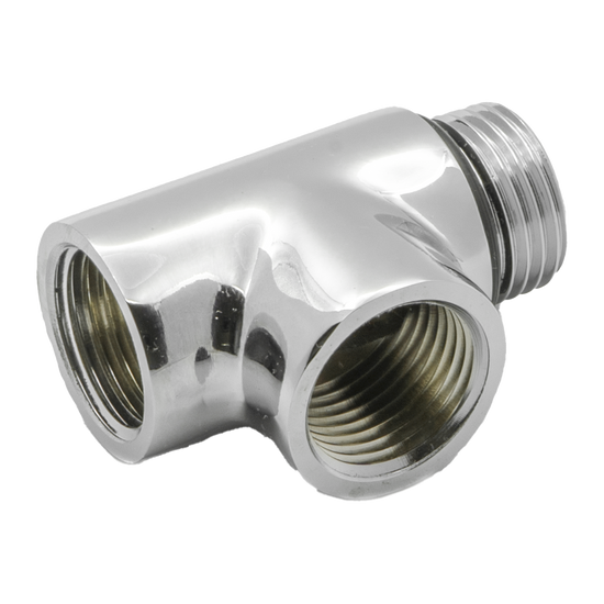 Fluro Dualfuel T Piece – DualFuel T-Piece | Luxury Bathroom & Radiator Collection by HomeRangeDirect