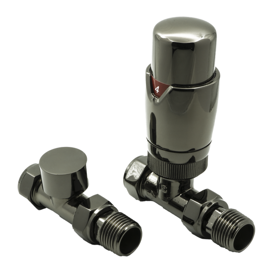 Meris Trv Straight Valves – Modal TRV Straight Valves | Luxury Bathroom & Radiator Collection by HomeRangeDirect