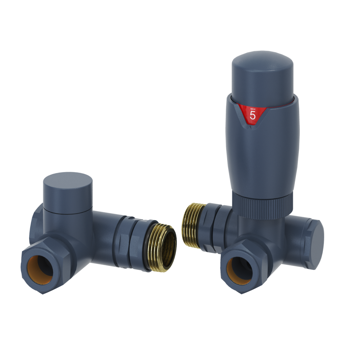 Meris Trv Dual Fuel Corner Valves – Modal TRV Dual Fuel Corner Valves | Luxury Bathroom & Radiator Collection by HomeRangeDirect